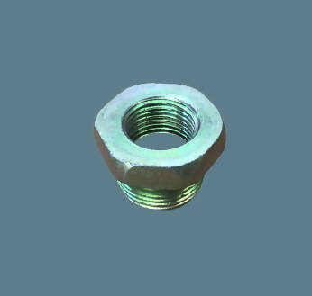 WPR, Hex Reducer Bushing, 1/4 NPT Female, 1/2 NPT Male - Inner: 12 mm, Outer: 18.3 mm (113799)