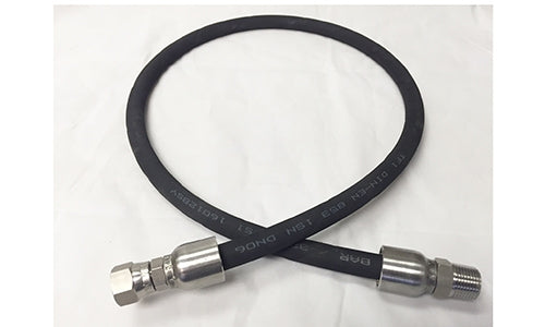 HA085622 | Hose Assembly: 1/2" R2 Hose With Male NPT  Swivel x Female JIC  Swivel, 84" Long (085622)