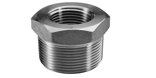 FHB-J4-06-02 | 3/8" x 1/8" Forged Threaded Hex Bushing 3000# 304 Stainless SN: S4034HB003001 (098367)