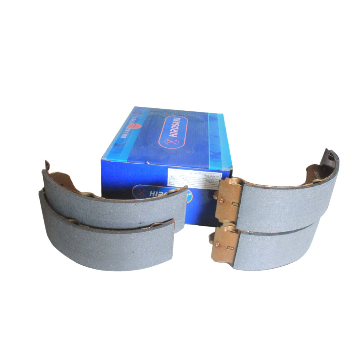 HIROSAKI Classic Brake Shoes K2296, Fits Toyota Dyna and Land Cruiser (SEMI-METALLIC)