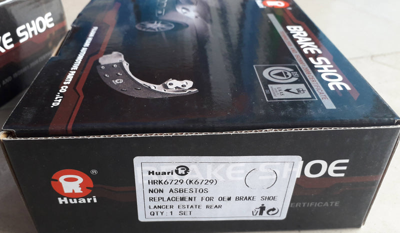 ผ้าเบรค HUARI, รองเท้าหลังปัตตาเลี่ยน NIssan, K6729 (028677)