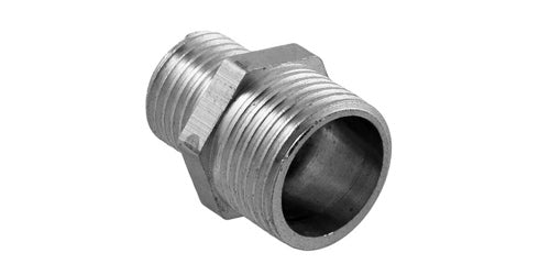 N4RH-08-06 - 1/2" x 3/8" Reducing Hex Nipple - 304 Stainless (098652)