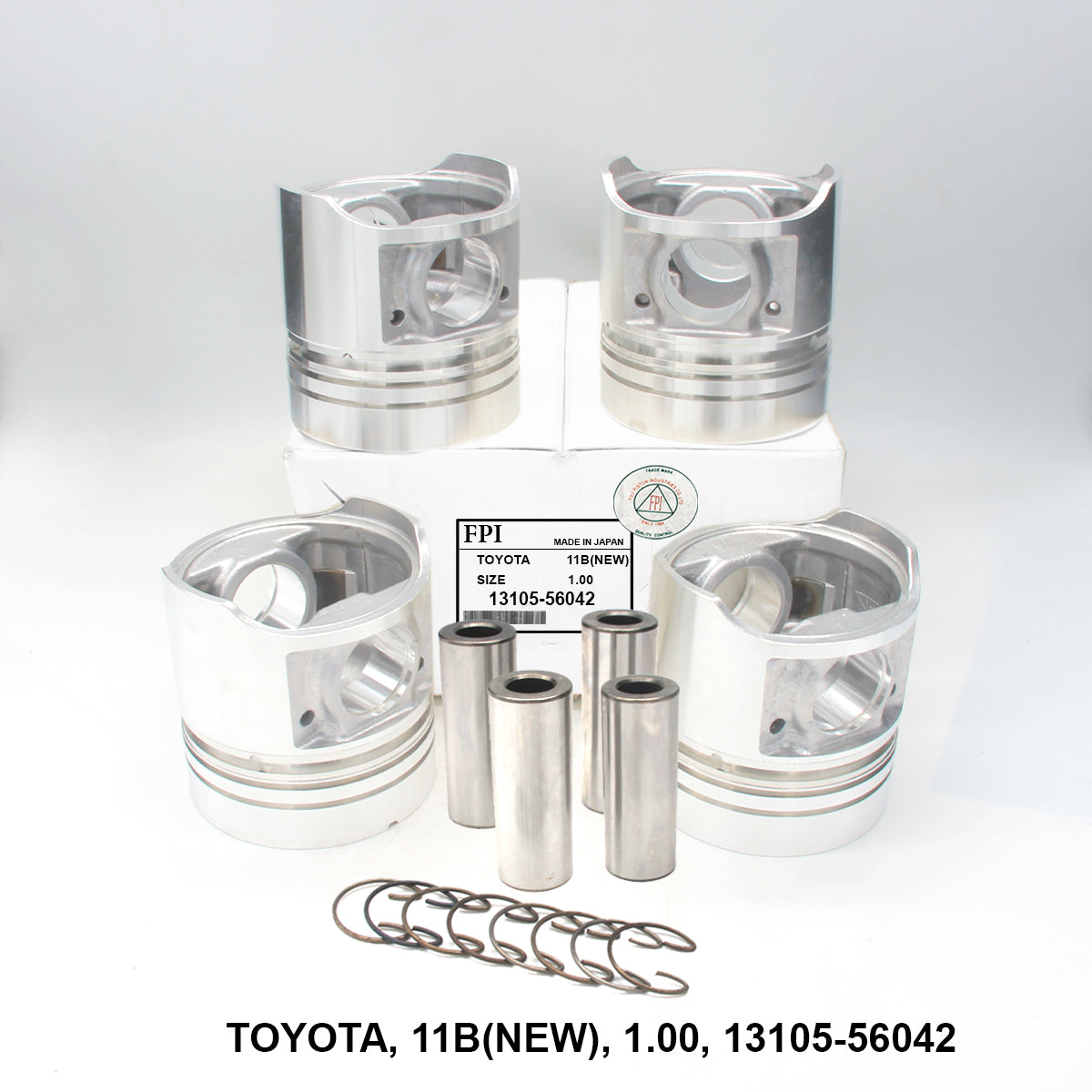 ลูกสูบพร้อมพิน, FPI, 11B, 1.00, 13105-56042 (001714)