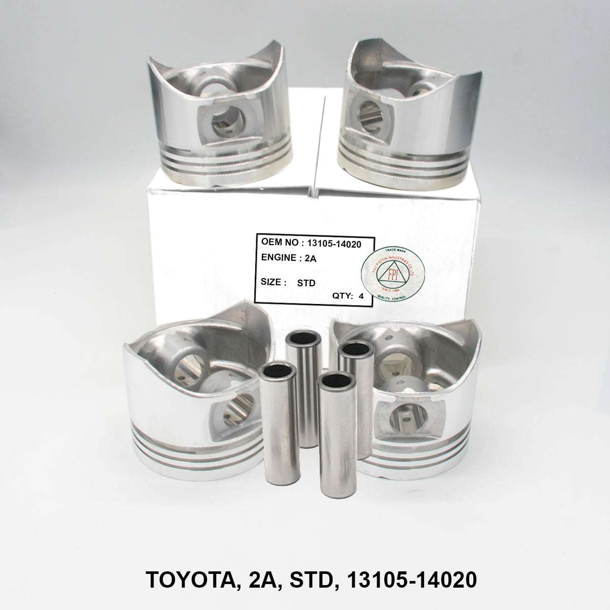 ลูกสูบพร้อมพิน, FPI, 2A, STD, 13105-14020 (001741)
