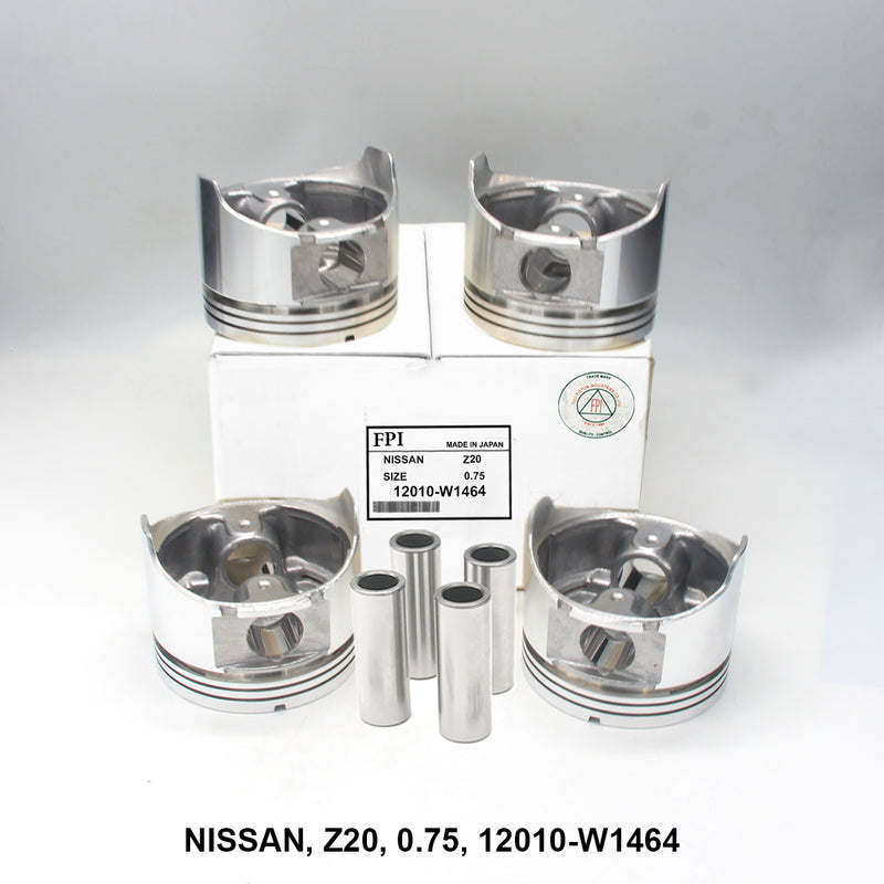 FPI Piston W/Pin, Z20, 0.75, 12010-W1464