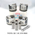 WPR Piston w/ Pin, 1.00 Oversize, for Toyota 14B, OEM 13101-58040