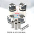 WPR Piston w/ Pin 0.75 Oversize for Toyota 2C, OEM 13101-64141
