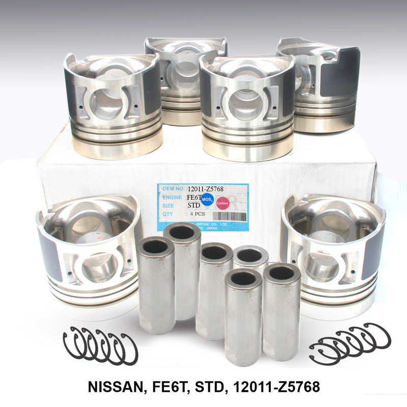 ลูกสูบพร้อมพิน, WPR, FE6T, STD, 12011-Z5768, 22305JU (004630)