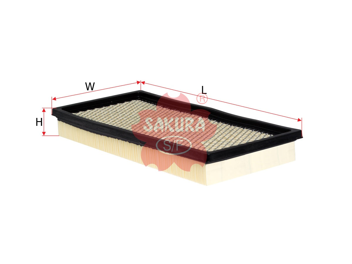 ไส้กรองอากาศ(ไส้กรอง) SAKURA, 53004383AB, A-2002, VOLVO CARS (123536)