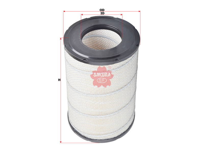 SAKURA,, Air Filter (Element), 1317409, A-8576, FODEN