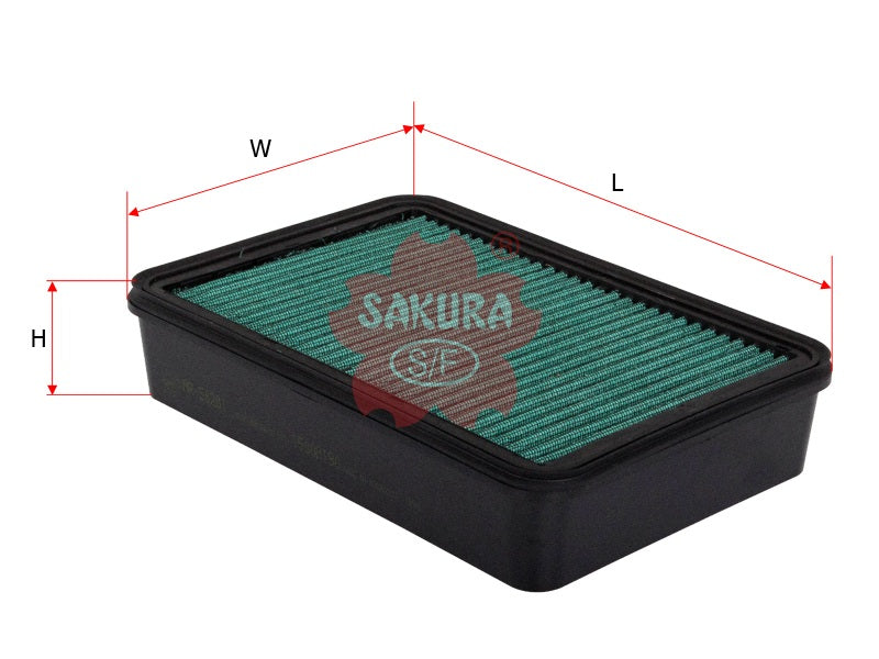 SAKURA,, Air Filter (Element), 1500A023, AR-58281, MITSUBISHI