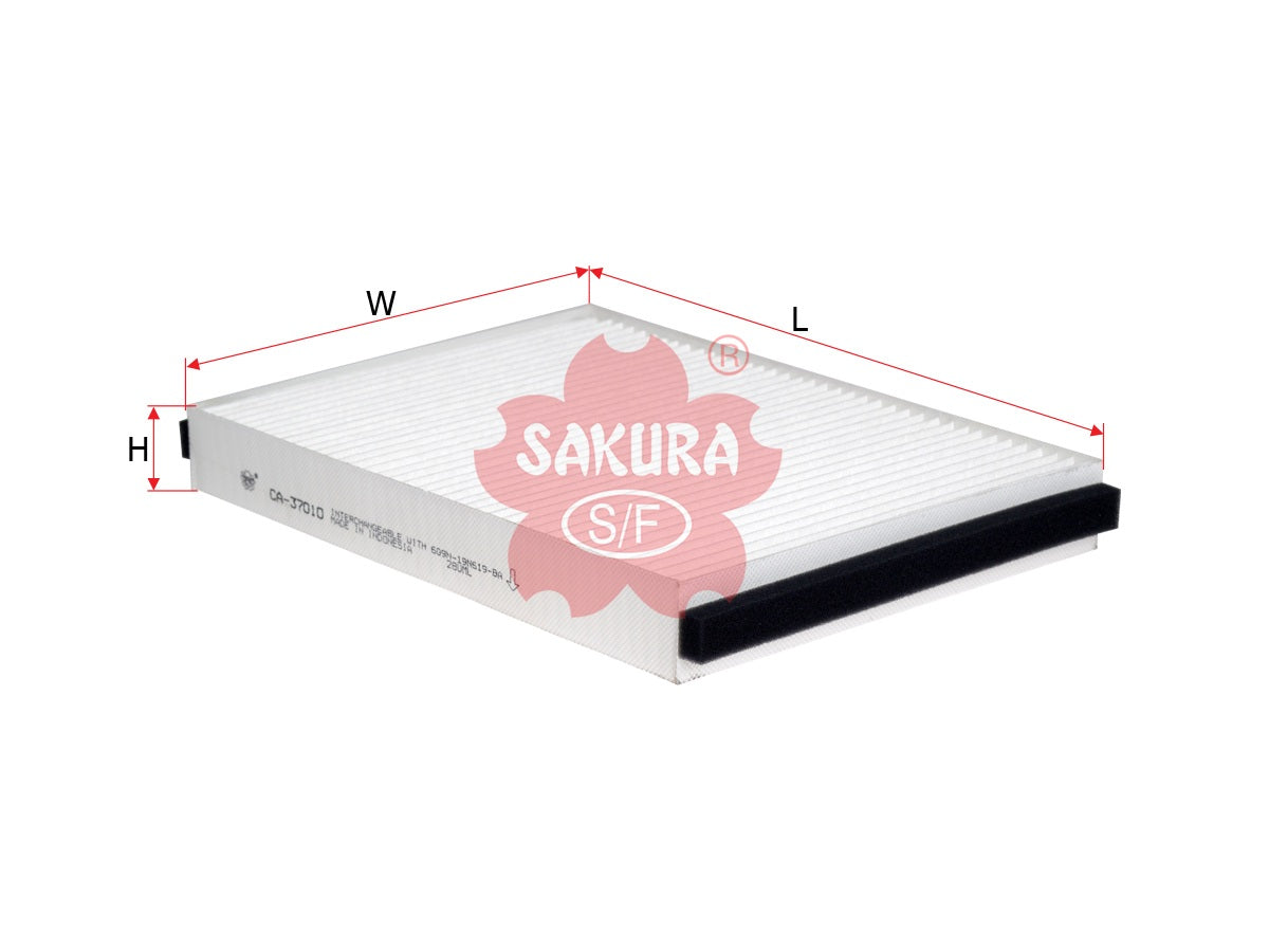 ไส้กรองอากาศแอร์(Element) SAKURA, 30733894, CA-37010, VOLVO CARS (123522)