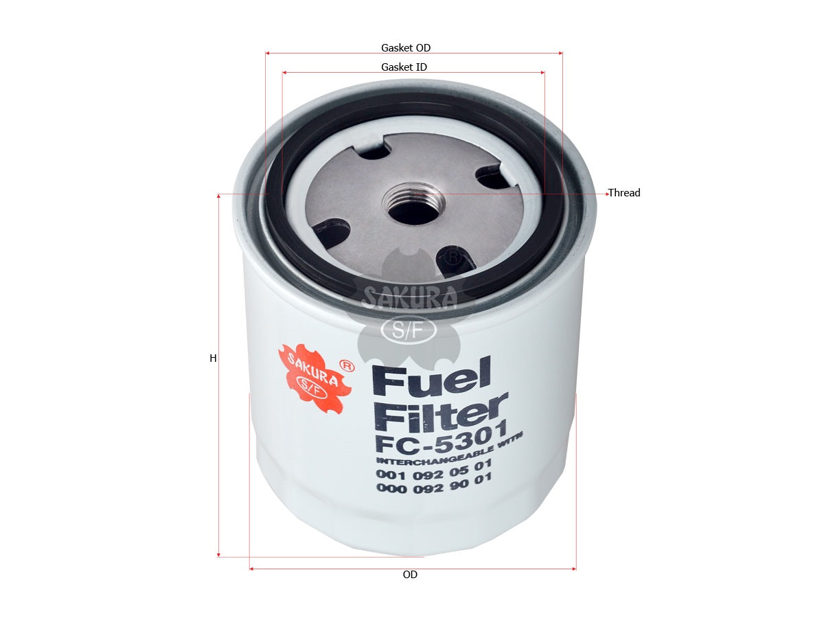 SAKURA,, Fuel Filter (Spin-On), 354, FC-5301, MERCEDES-BENZ — Win Store