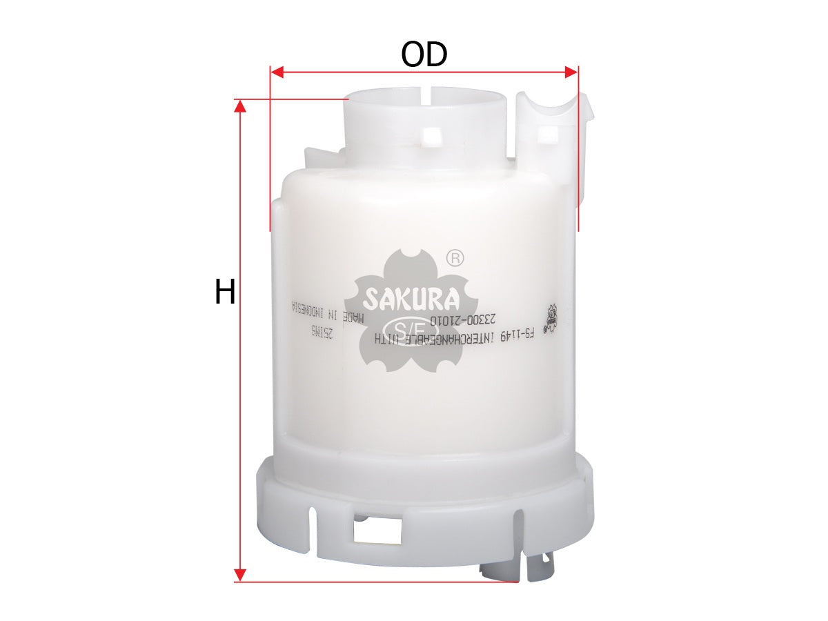 SAKURA Fuel Filter (In-Tank) 23300-21010 FS-1149 LEXUS