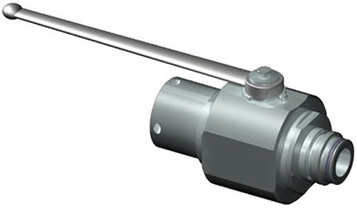 SB2BSLMXF-32 | บอลวาล์วแบบเต็มพอร์ต 2" 2 ทาง ตัวผู้โดยตัวเมีย Staple Lok - DP 316 Stainless (102438)