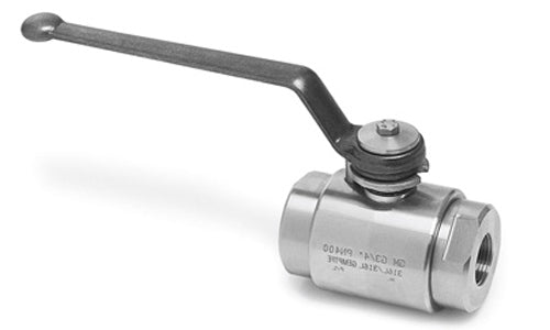 SB2GM-06 | 3/8" 2-Way Round Style Fire Safe Full Port, Threaded Ball Valve - DP 316 Stainless (102459)