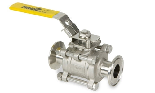 SNBVN6-40 | บอลวาล์วสุขาภิบาล 3 ชิ้น 2 1/2" - SH 316 สีสเตนเลส (102506)