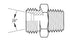 SS-5007L-10-04 | 10 mm tube (M16x1.5 thread) DIN X 1/4" Male NPT (097393)