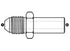 SS-9200-16-25 - 1" Male JIC x Metric Standpipe - Stainless Steel (097130)