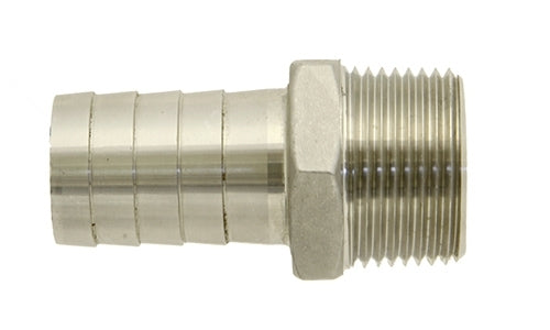 เอสเอส-HB-MP-06-02 | ท่อ 3/8" x 1/8" NPT ท่อตัวผู้แข็ง- ข้อต่อท่อสแตนเลส (101844)