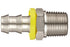 SS-PO-MP-04-04 | 1/4" Hose x 1/4" NPT Male Pipe Rigid- Stainless (101892)