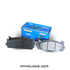 WBC Brake Pad Semi-Metallic, D2270, 04465-33450, for Toyota Yaris