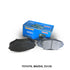 ผ้าเบรค WBC F1Y1-33-28ZA, D3130 (000538)
