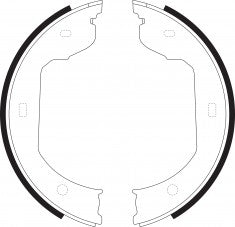 NIBK, Brake Shoes, 362433B, FN0589, BENDIX EUR