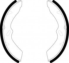 ผ้าเบรก, NIBK, 581405K501, FN0679, HYUNDAI (017448)