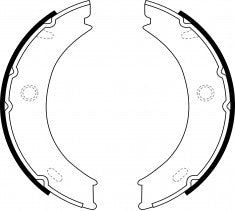 NIBK, Brake Shoes, 904.420.02.20, FN0576, MERCEDES-BENZ