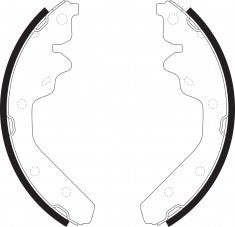 NIBK, Brake Shoes, 4238827, FN0598, CHRYSLER