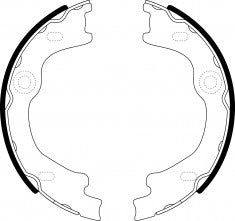 NIBK, Brake Shoes, S935-1619, FN0731, FMSI