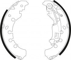 NIBK, Brake Shoes, 77362449, FN0682, FIAT