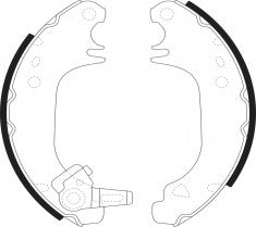NIBK, Brake Shoes, 362227B, FN0523, BENDIX EUR
