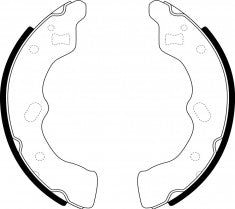 NIBK, Brake Shoes, NN-3570, FN3387, AKEBONO