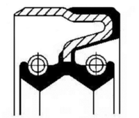 ซีลเพลาเฟืองท้าย CORTECO OEM 93160829 หมายเลขสินค้า 0 1 0 2 9 6 4 8 B, IVECO (103214)