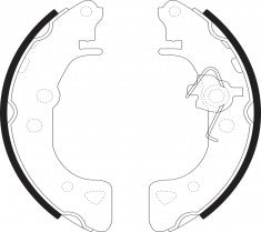 NIBK, Brake Shoes, 338564B, FN0510, BENDIX EUR