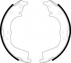 NIBK, Brake Shoes, NR-1073, FN2330, AKEBONO