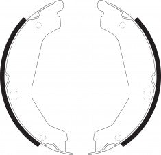NIBK, Brake Shoes, 58350-3ED00, FN0631, HYUNDAI