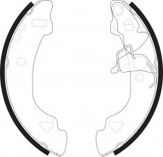 NIBK, Brake Shoes, 362313B, FN0601, BENDIX EUR