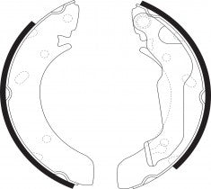 ผ้าเบรก NIBK, BS1702, FN11158, BENDIX AUS (017404)