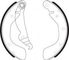 ผ้าเบรก NIBK, BS1705, FN0533, BENDIX AUS (017389)