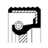 Shaft Seal, wheel hub, CORTECO, OEM 6562890371, Article number 0 1 0 2 7 7 8 7 B, MAN (103170)