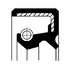 Seal, releaser shaft, CORTECO, OEM 1458115, Article number 0 1 0 2 0 3 9 3 B, BMW (103044)