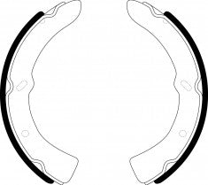 NIBK, Brake Shoes, NN-3543, FN3336, AKEBONO