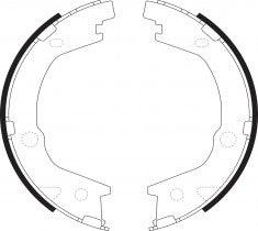 ผ้าเบรก, NIBK, S845-1575, FN11004, FMSI (017452)