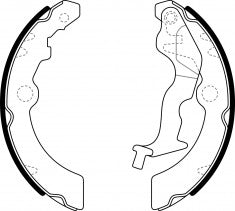 NIBK, Brake Shoes, K9992, FN0660, KASHIYAMA