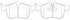 NIBK, Brake Pad, DB2022, PN0153, BENDIX AUS