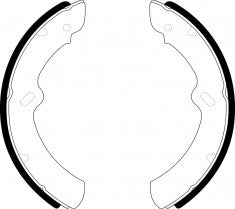 NIBK, Brake Shoes, BS1544, FN0016, BENDIX AUS