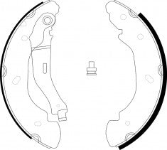 ยางเบรก NIBK, 1 227 045, FN0575, FORD (017358)